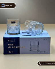 6 Pcs DELISOGA Fine Glass Set 🥂