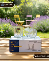 6 Pcs DELISOGA Fine Glass Set 🥂✨