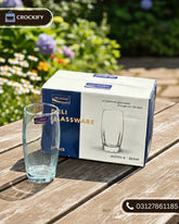 6 Pcs DELISOGA Fine Textured Glass Set