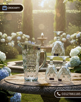 7 Pcs DELISOGA Fine Textured Wine Glass Water Set 🥂✨
