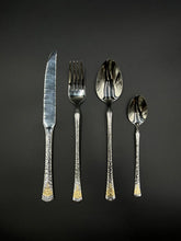 24 Pcs Stainless Steel Cutlery Set – Textured Silver Luxe