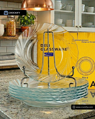 Delisoga 6 Pcs 9’INCH DEEP DINNER PLATE