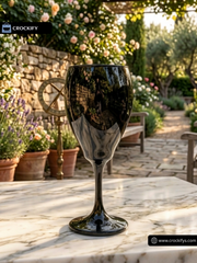 7 Pcs Special Black Turkey Glass Stylish Water Set