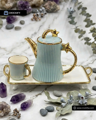 Star Design ☕ - 8 PCS Tea Set With Tray