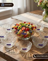 Delisoga Premium 7-Piece Glass Bowl Set
