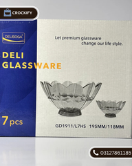 Delisoga 7-Piece Glass Bowl Set