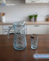 7 Pcs DELISOGA Fine Glass Water Set
