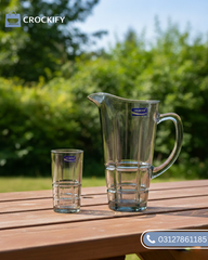 7 Pcs DELISOGA Fine Glass Water Set
