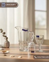 7 Pcs DELISOGA Fine Wine Glass Water Set