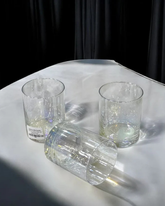 6 Pcs Danny Home Short Rainbow Glass Set