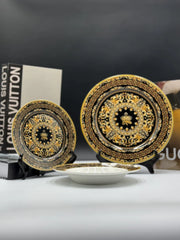 18 Pcs Versace Bone China Plate Set 👑