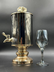 7 Pcs Golden/Silver Glass Dispenser Set