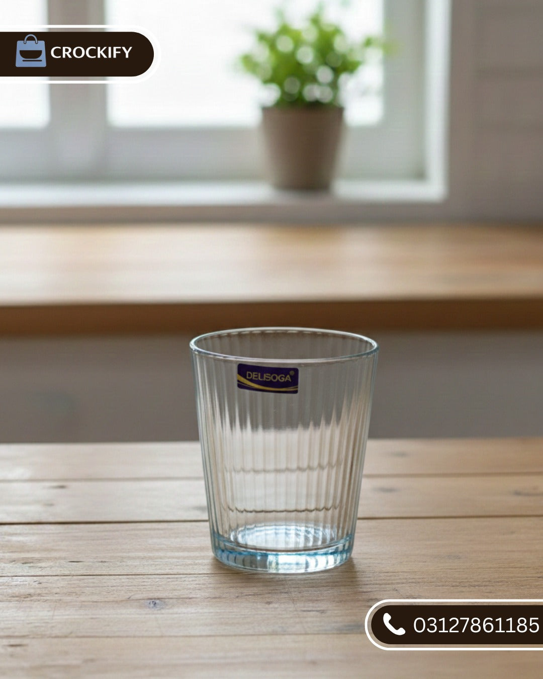 6 Pcs DELISOGA Fine Glass Set 🥂