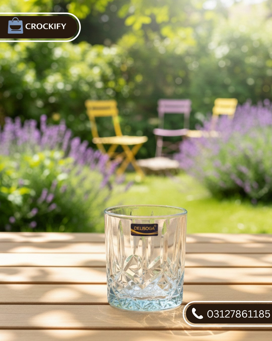 6 Pcs DELISOGA Fine Glass Set 🥂✨