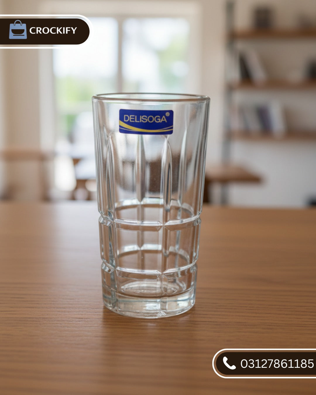 6 Pcs DELISOGA Fine Textured Glass Set