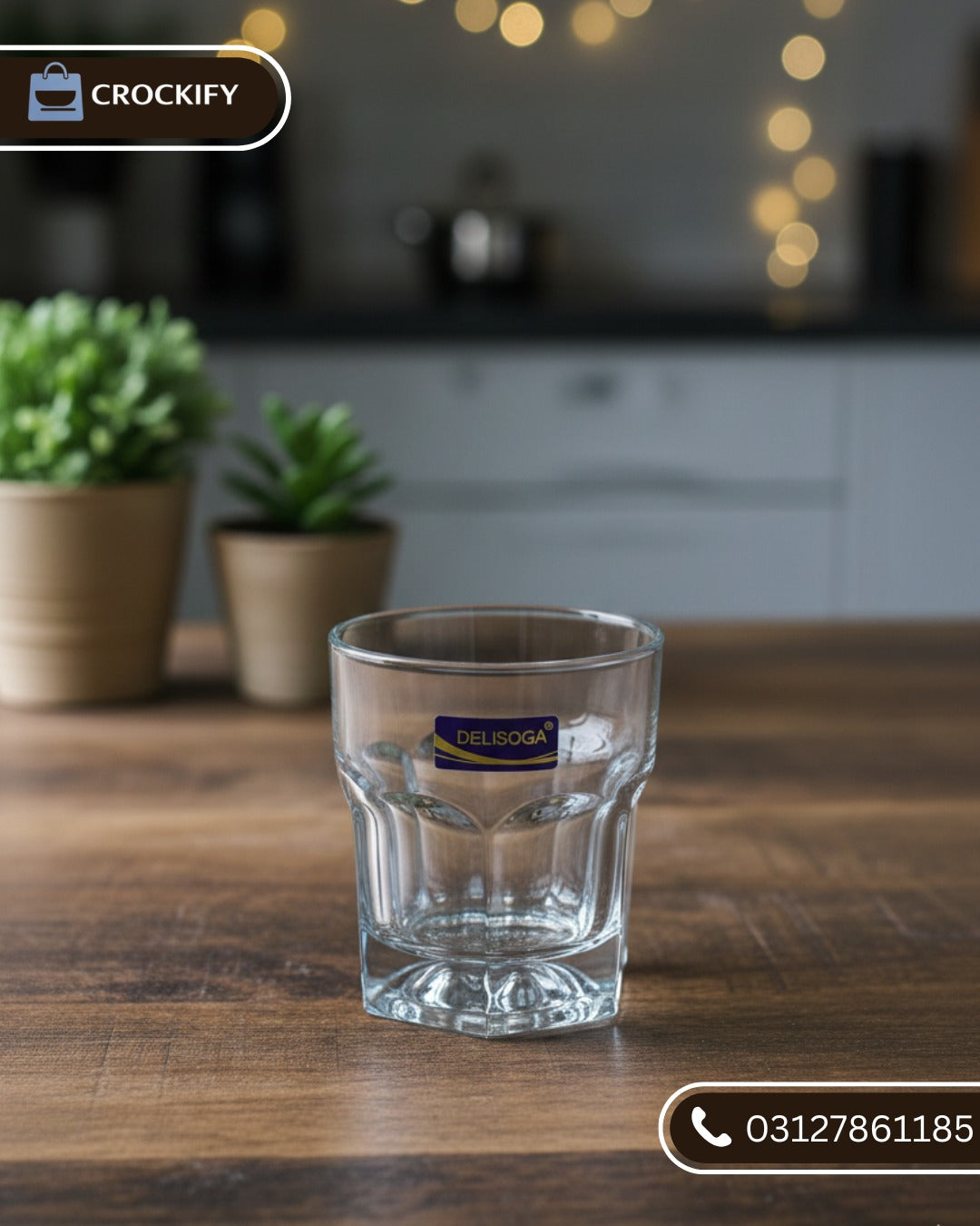 6 Pcs DELISOGA Fine Glass Set 🥂✨