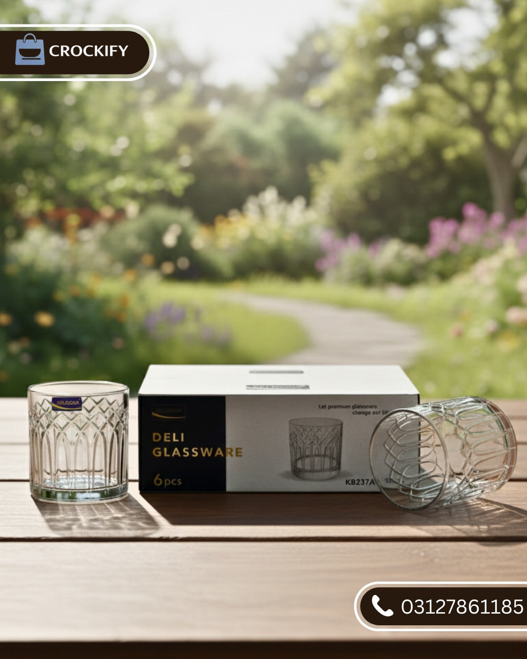 6 Pcs DELISOGA Fine Glass Set 🥂