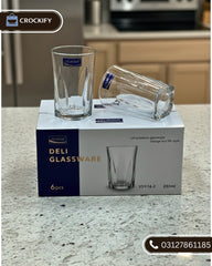 6 Pcs DELISOGA Fine Glass Set