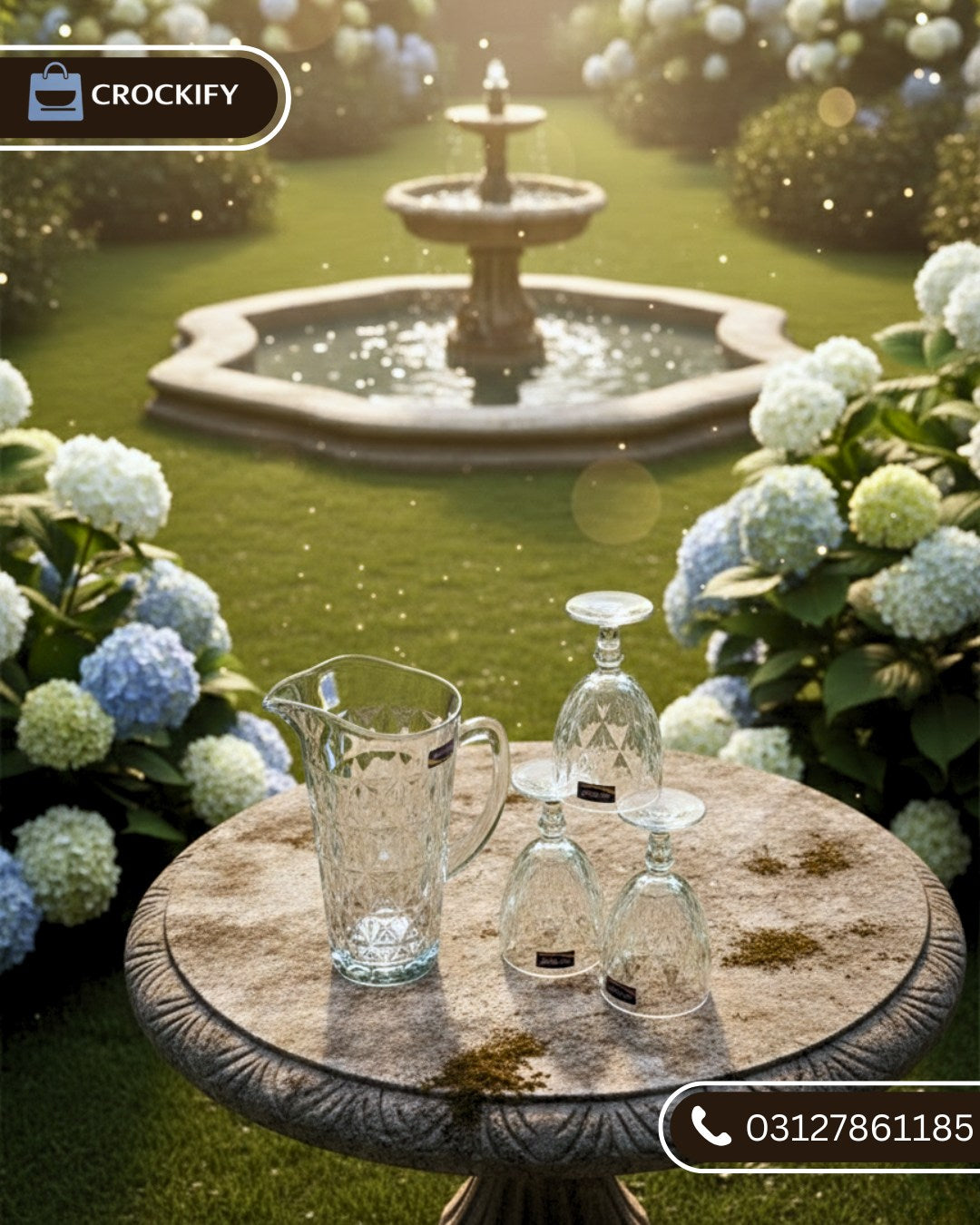 7 Pcs DELISOGA Fine Textured Wine Glass Water Set 🥂✨