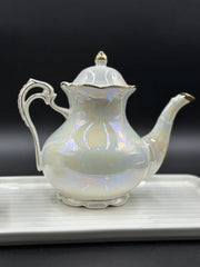 8 Pcs Elegant Rainbow Shade Tea Set With Tray