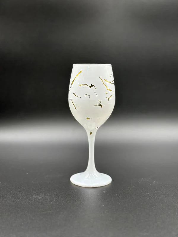 7 Pcs White Marble Design Glass Dispenser Set ✨