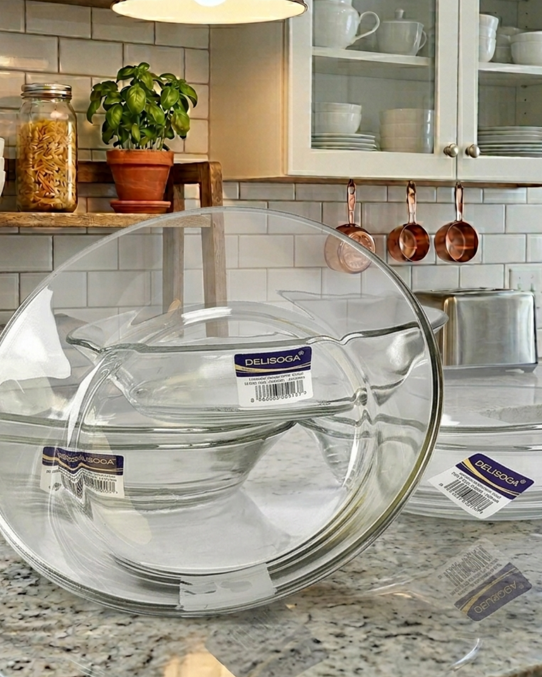 6 Pcs Plate Set 5.5 Inch Deep