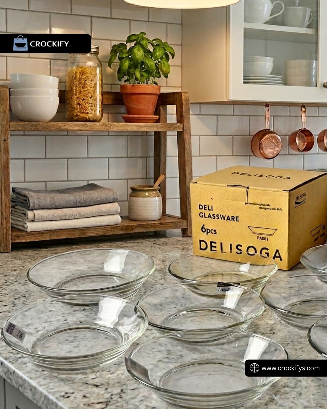 6 Pcs Plate Set 5.5 Inch Deep