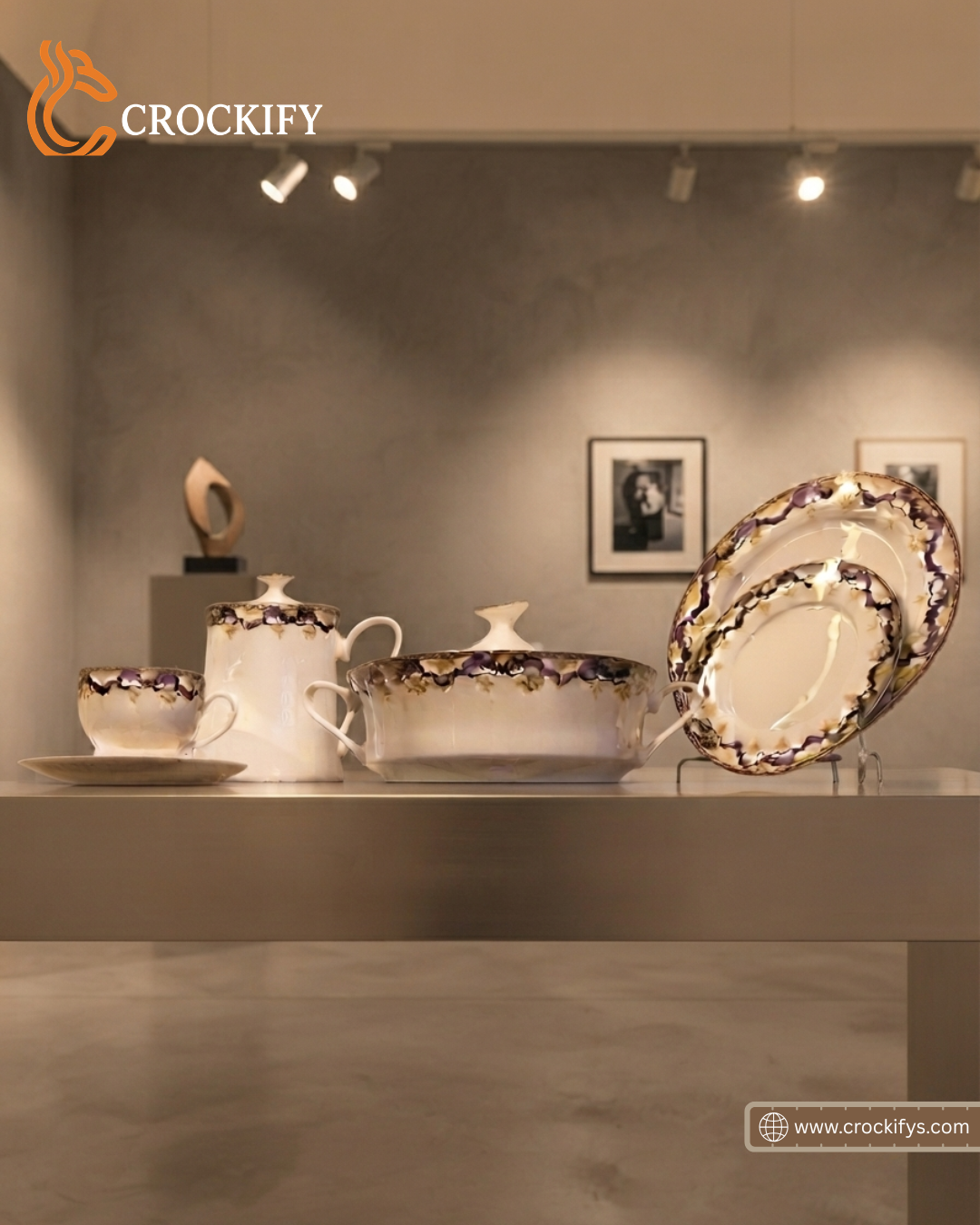 61 Pcs Super Bone China Dinner Set