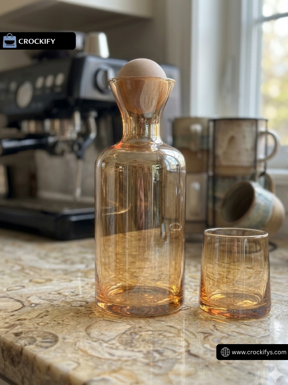 7 Pcs Golden Turkish Glass Water Set 🥃