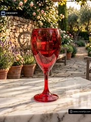 7 Pcs Special Red Turkey Glass Stylish Water Set