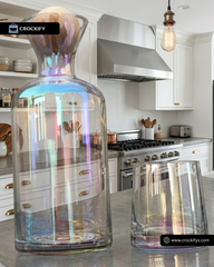 7 Pcs Rainbow Shade Turkey Glass Water Set