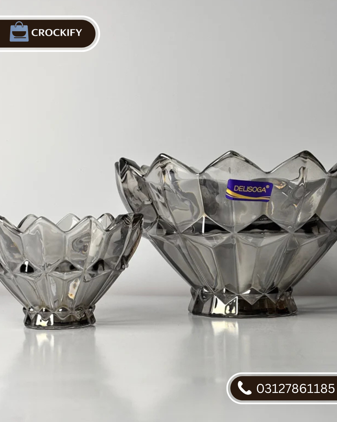 Delisoga 7-Piece Glass Bowl Set