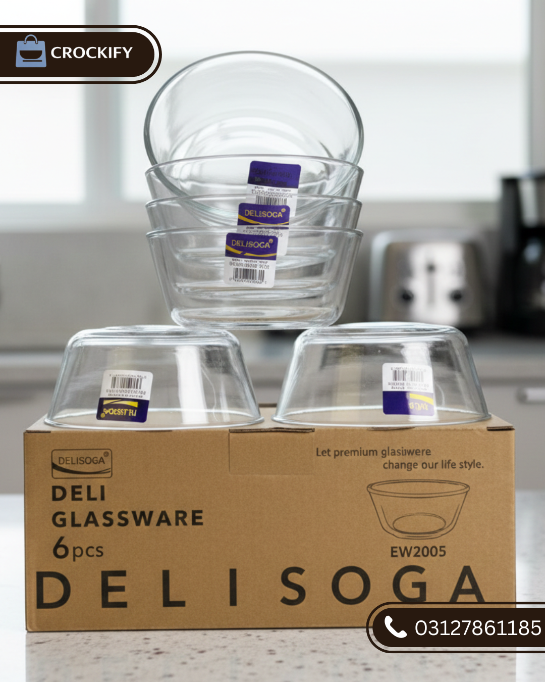 Delisoga  𝟲 𝗣𝗰𝘀 𝗕𝗼𝘄𝗹 𝗦𝗲𝘁