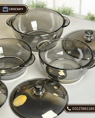 3 Pcs Casserole Set with Lid
