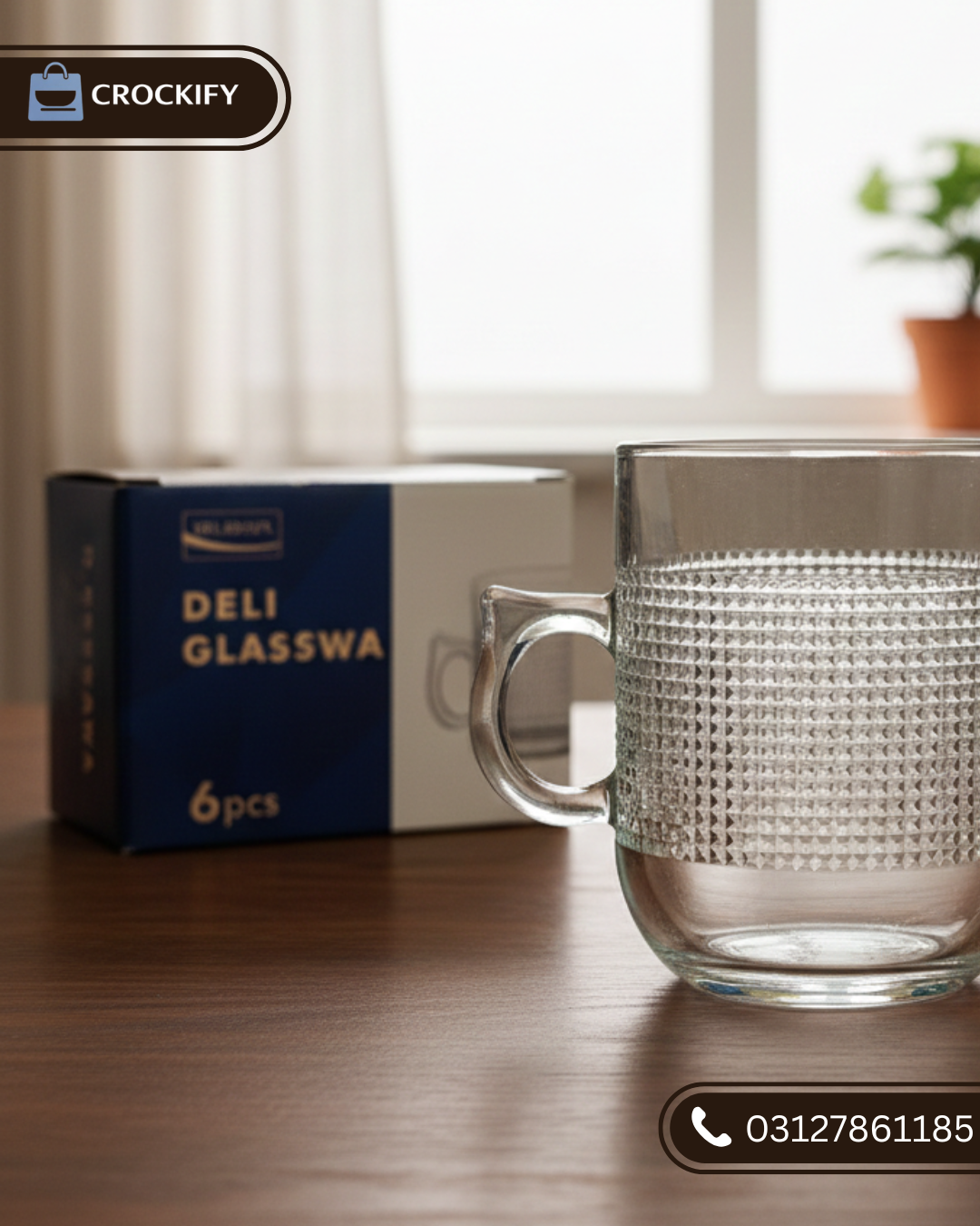 Delisoga  6 Piece Cup Set.