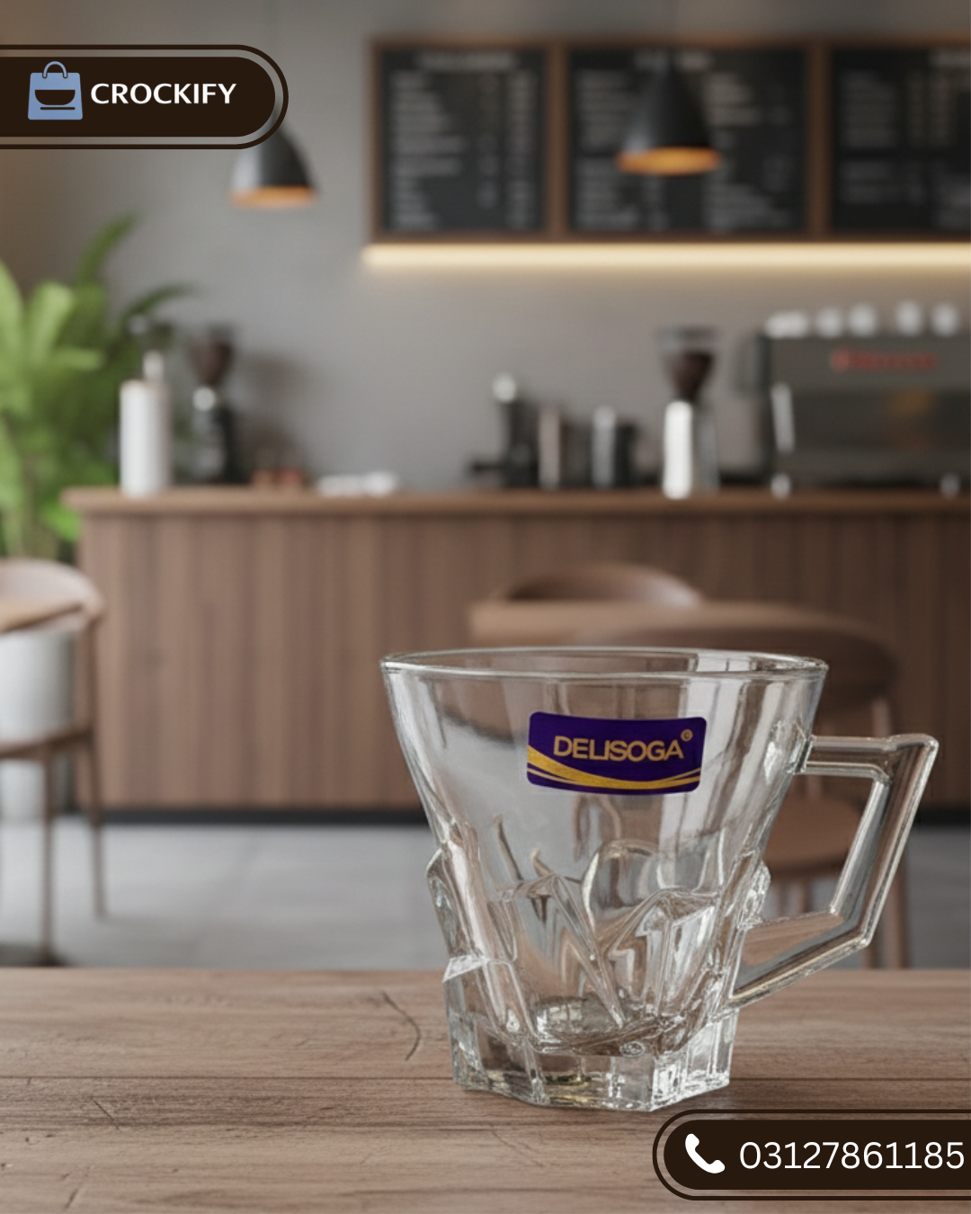 Delisoga  6 Piece Cup Set.