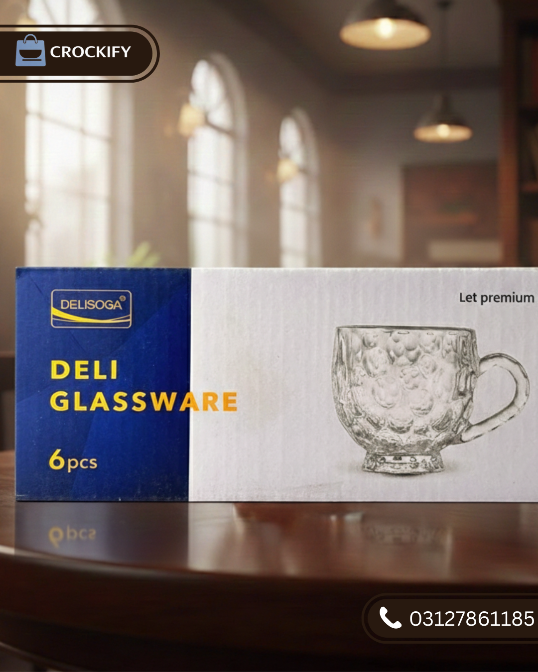 Delisoga  6 Piece Cup Set.