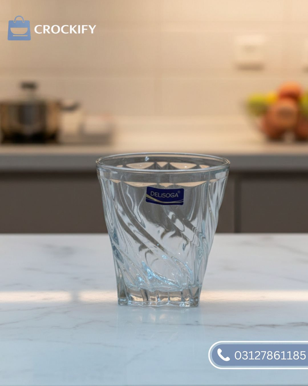 6 Pcs DELISOGA Fine Glass Set