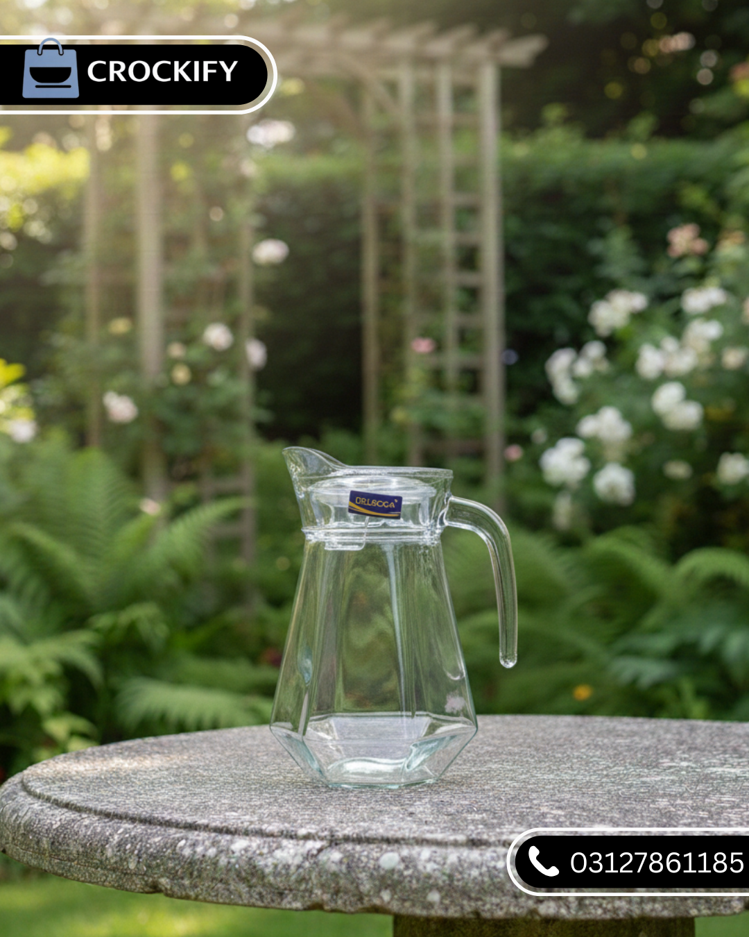 7 Pcs DELISOGA Fine Glass Water Set